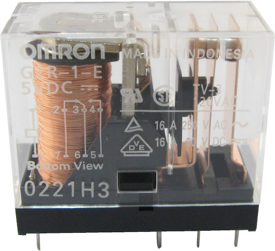 Omron Releu 5V 16A 1buc contacte SPDT 16A 250VAC (16A 30VDC) G2R-1-E-DC5
