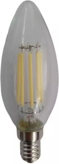Stimeno LED Bulb 8W for Socket E14 and Shape C35 Warm White 360lm