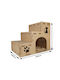 Animal Scratching Post Brown 63x42x52cm