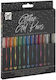 Nassau Fine Art Glitter Zeichenmarker Set 12Stück