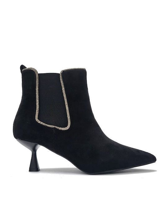 Diamantique Suede Women's Chelsea Boots Black