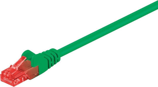Goobay U/UTP Cat.6 (Gigabit) Καλώδιο Δικτύου Ethernet 1.5m Πράσινο