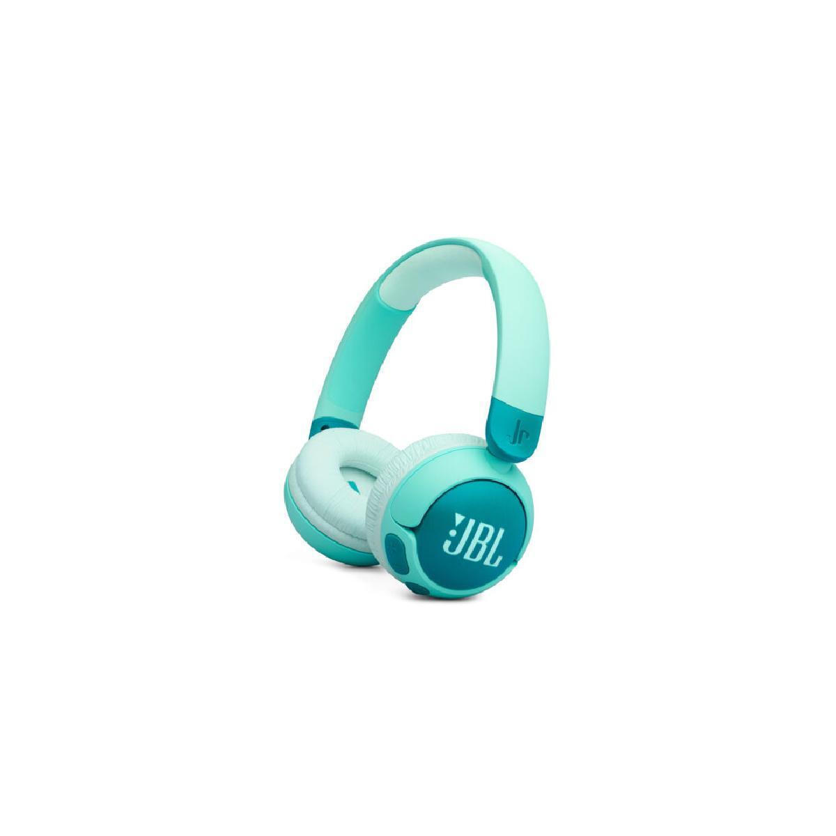 JBL JR320BT Ασύρματα / Ενσύρματα Παιδικά On Ear Ακουστικά με 50 ώρες Λειτουργίας και Quick Charge Πράσινα
