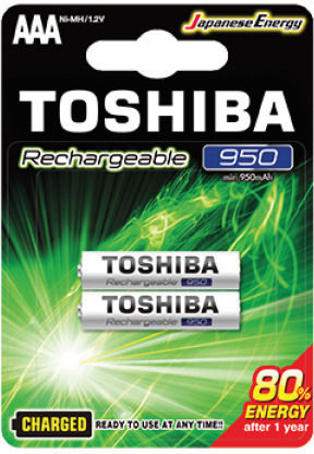 Toshiba Презареждащи батерии AAA 950mAh 2бр