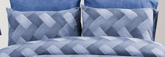 Dimcol Alcmene Pillowcase with Envelope Cover 454 Blue 50x70cm.