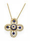 Goldjewels Damen Gold Kreuz 14K mit Kette
