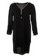 Langärmelig Damen Hemd Black