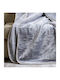 Cokitex Silk Touch Samtige Decke Übergröße 220x240cm Silber