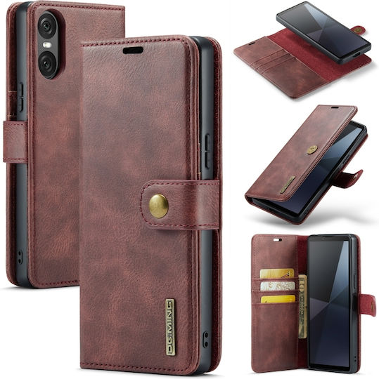 Brieftasche Hülle Sony Xperia 10 Vi Braun