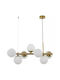 Pendant Light Gold for 7 Bulbs E14, E.14