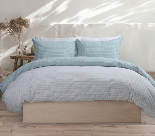 Nef-Nef Homeware Σετ Υπέρδιπλη 240x230cm Barsol Green