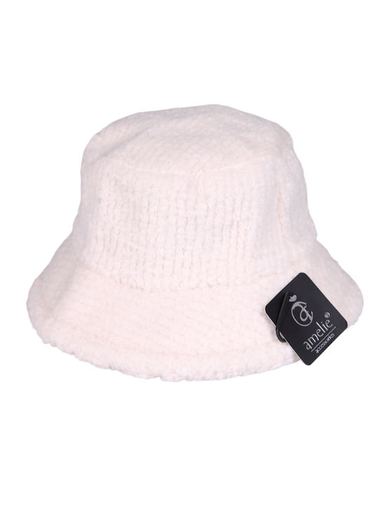 Amelie Furry Women's Hat White