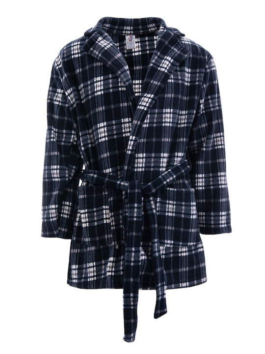 Dustin Winter Herren-Robe Blue