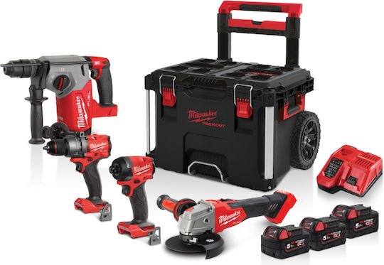 Milwaukee 4933499444 Set Angle Wheel Impact Drill Driver