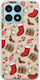Süße Weihnachts-Honor X8a Flexible TPU Transparente Silikonhülle