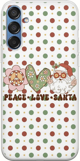 Peace Love Santa Samsung Galaxy M15 5g Flexible TPU Transparent Silicone