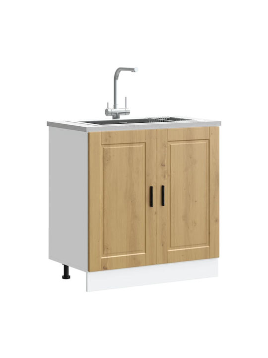 Sink Cabinet Oaks 80x46x81.5pcs