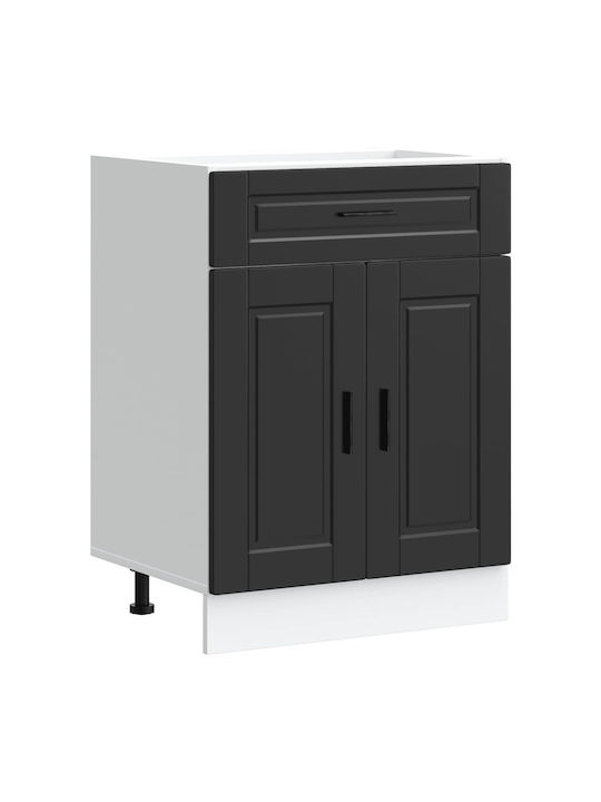 Floor Cabinet Black 60x46x81.5pcs