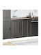Sink Cabinet Black 80x46x81.5pcs