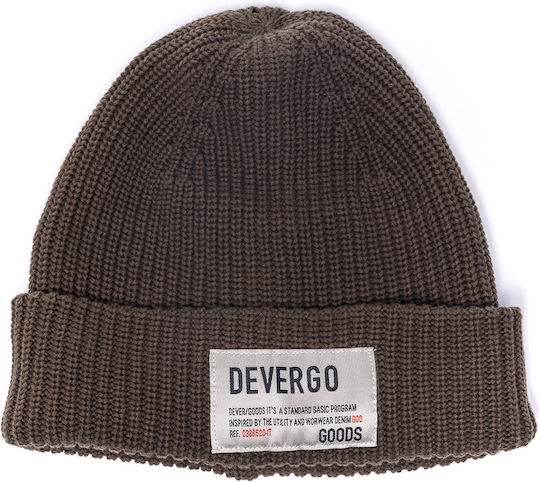 Beanie Unisex Beanie Gestrickt in Braun Farbe