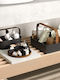 Umbra Tabletop Bellwood Wooden Stand 34.7x26.4x13.1cm Black