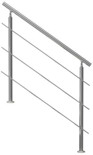 Stainless Steel Balustrade 4-5 Steps Vivatechnix Height 1060 Mm Length 1200 Mm Adjustable Positions Mounting Accessories
