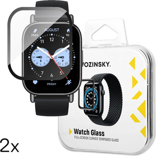 Wozinsky Full Glue Gehärtetes Glas für das Xiaomi Redmi Watch 5 Lite 2Stück