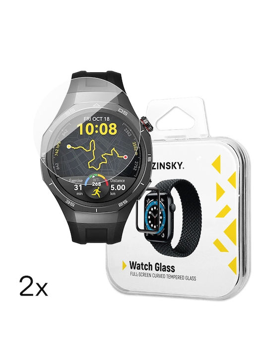 Wozinsky Vollklebendes Gehärtetes Glas Huawei Watch GT 5 GT 5 Pro GT 4 GT 4 Pro GT 3 GT 3 Pro 46mm 2 Stück Eng