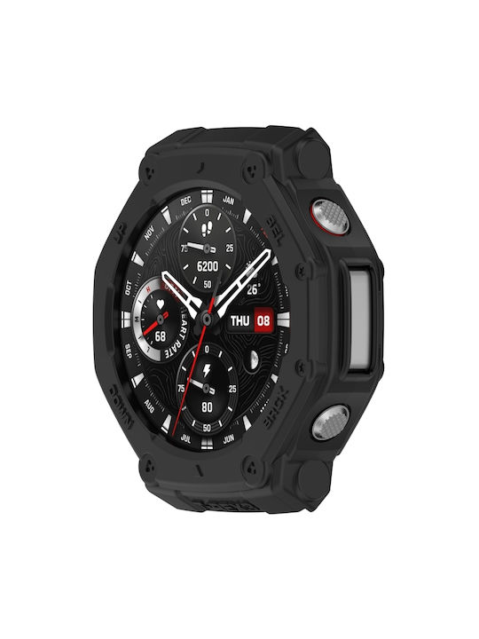 Θήκη Σιλικόνης σε Μαύρο χρώμα για Amazfit T-Rex 3