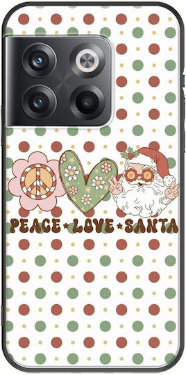 Peace Love Santa Oneplus 10t 5g Black Tpu Μαύρη Σιλικόνη