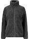 Fleece Γυναικεία Ζακέτα σε Γκρι Χρώμα