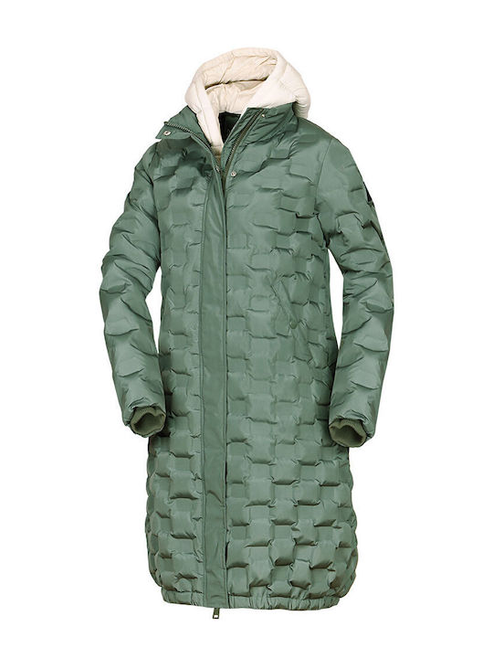 Women's Hiking Waterproof Green Jacket