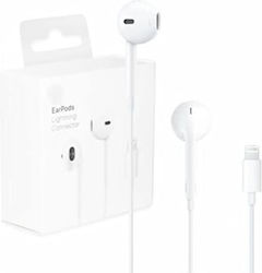 Apple EarPods (2024) Earbuds Handsfree Ακουστικά με Βύσμα Lightning Λευκό Apple EarPods (2024) Earbuds Handsfree Ακουστικά με Βύσμα Lightning Λευκό
