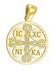 Dio Jewellery Lab Pendant Kids Talisman Double Sided Konstantinato made of Silver 20FY