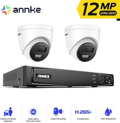 Annke Sistem de Supraveghere 2 Camere Camerelor IP 5MP