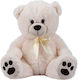FreeOn Plüschbär Weiß 38 cm