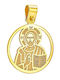 Dio Jewellery Lab Pendant Kids Talisman Double Sided with Chain Konstantinato 45cm made of Silver 13FY