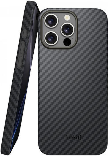 Nekit Umschlag Rückseite Aramid Fiber 1mm Schwarz (iPhone 17 Pro Max / iPhone 17 Pro / iPhone 16 Pro Max)