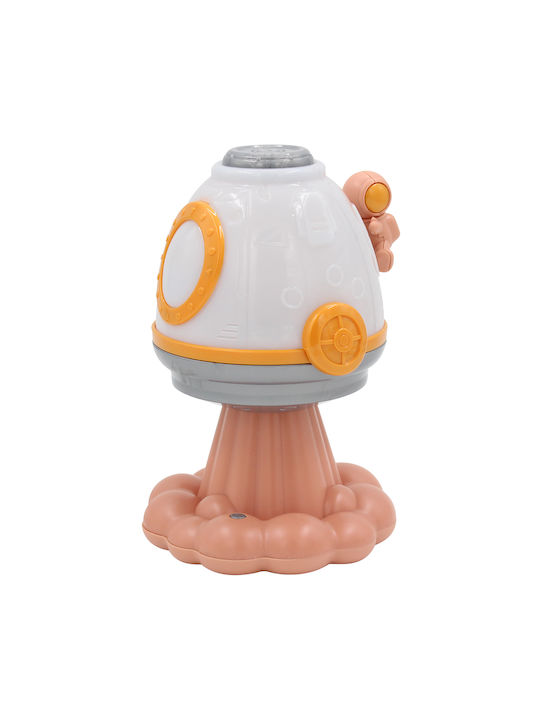 Keskor Kids Portable Lamp Spaceship Orange 19x1...
