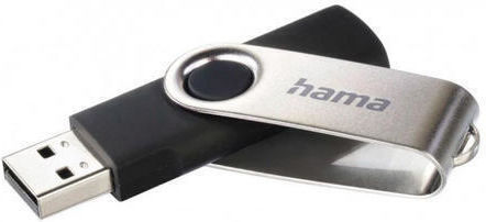 HAMA Rotate 16GB USB 3.0 Stick Μαύρο