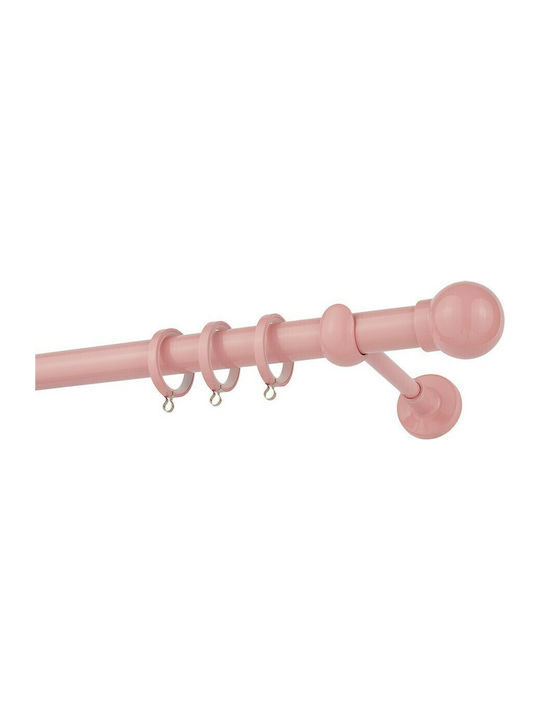 Zogometal Metallisch Vorhangstange Einfach Φ25mm 200cm Pink
