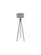 GloboStar Saga Floor Lamp H140xW38cm. with Socket for Bulb E27 Gray