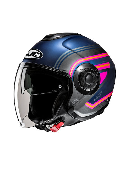 HJC I40N Linia MC28SF Motorcycle Helmet Jet ECE...
