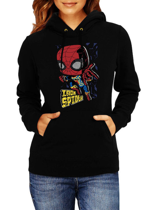 Women’s Printed Blouse Tralala Marvel Iron Spider Black
