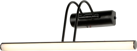 Heronia Lamp Wall with Integrated LED and Warm White Light Black 35x20x20.5cm