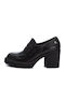 Women's Synthetic Leather Oxford Shoes Black