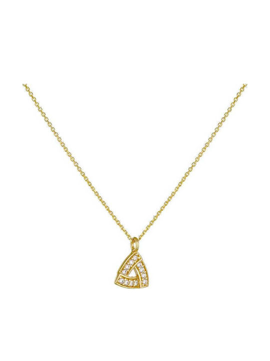 Papoulidis Jewellery from Gold 14K with Zircon