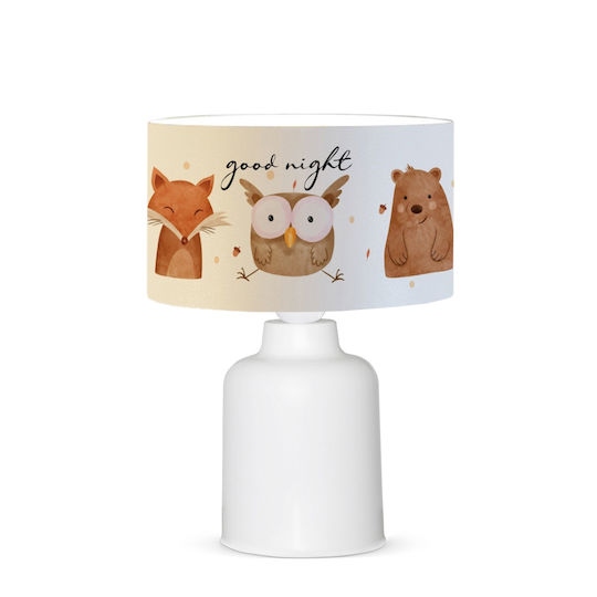 GloboStar Led Kids Portable Lamp White 24x24x32εκ.