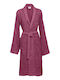 Beauty Home 3404 Collar Bathrobe Damascus