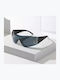 Unisex Sunglasses with Black Frame and Black Gradient Lens G-05-1